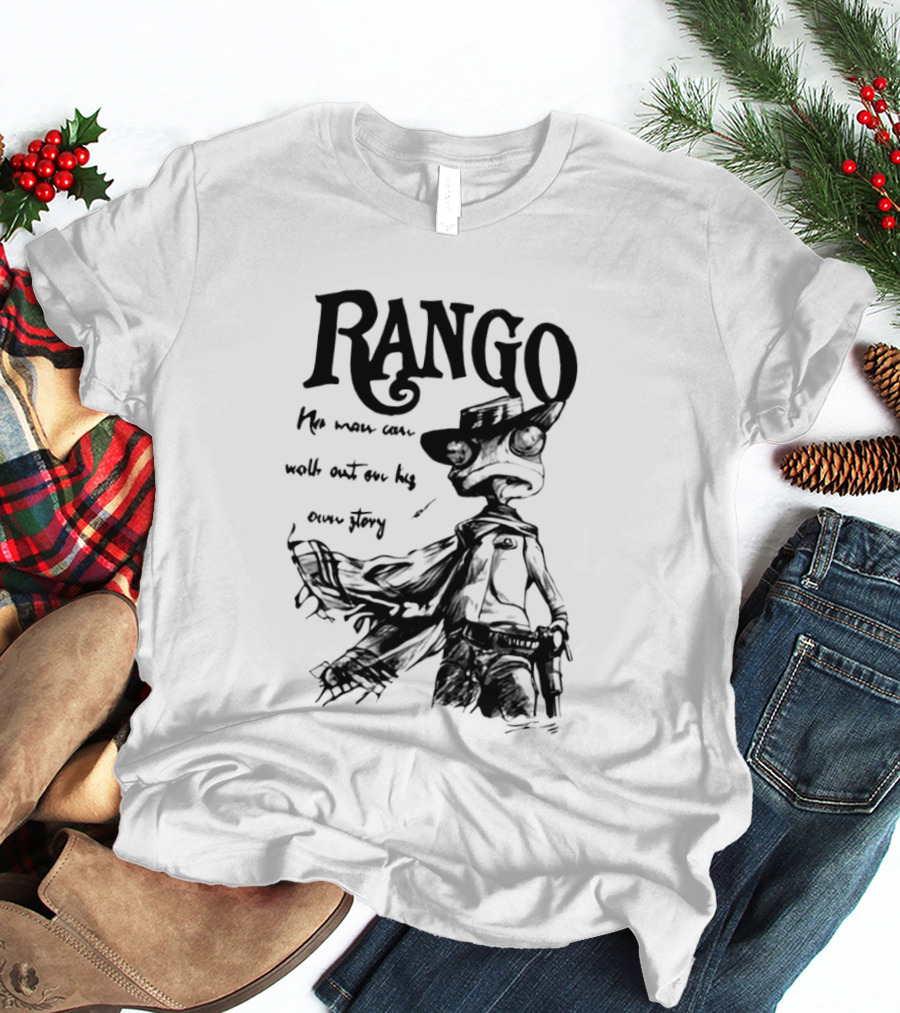 Rango He Who Walks Out Cowboy T-Shirt
