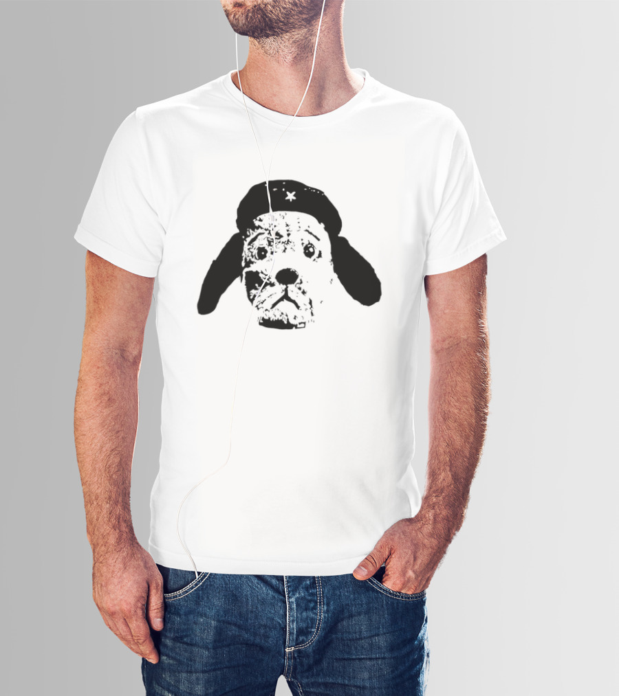 Che Guevara Dog Parody Beret Icon With Star T-Shirt