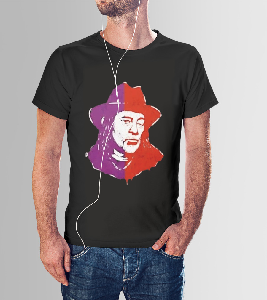 Willie Nelson Face Pop Art Style Cowboy Hat T-Shirt