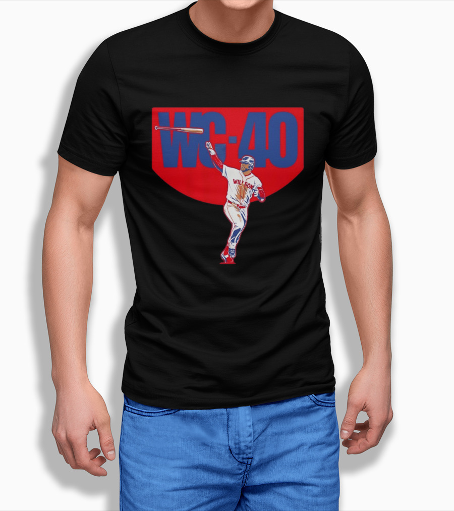 Willson Contreras WC 40 Boston Red Sox Baseball MLB 2026 T-Shirt