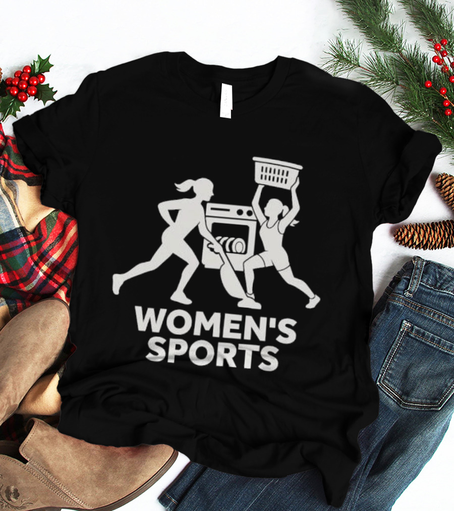 Women's Sports Running And Chores Laundry And Baking T-Shirt