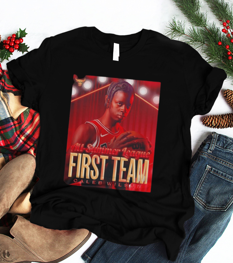 All Summer League First Team Caleb Wilson Basketball 2026 T-Shirt