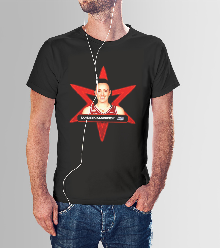 Marina Mabrey Toronto Tempo WNBA All Star 2026 Red Star T-Shirt