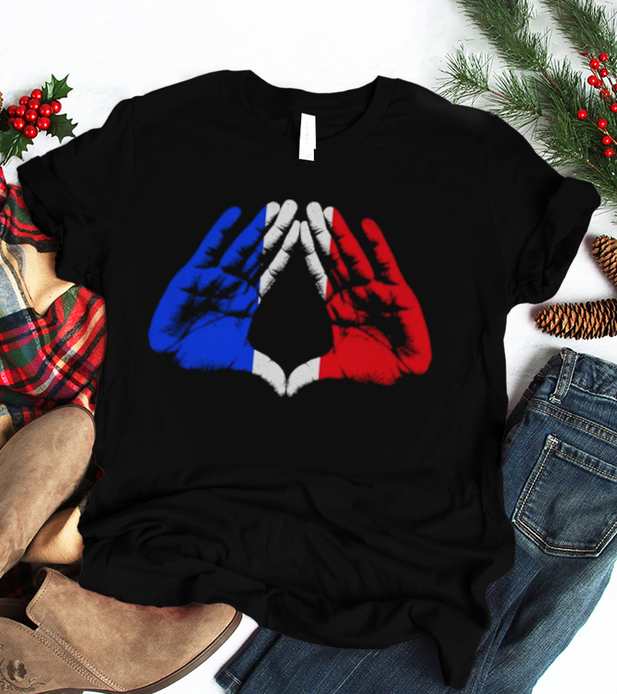 Reasonable Doubt 30th Anniversary Paris Tour French Flag Hands Icon J Z30 T-Shirt