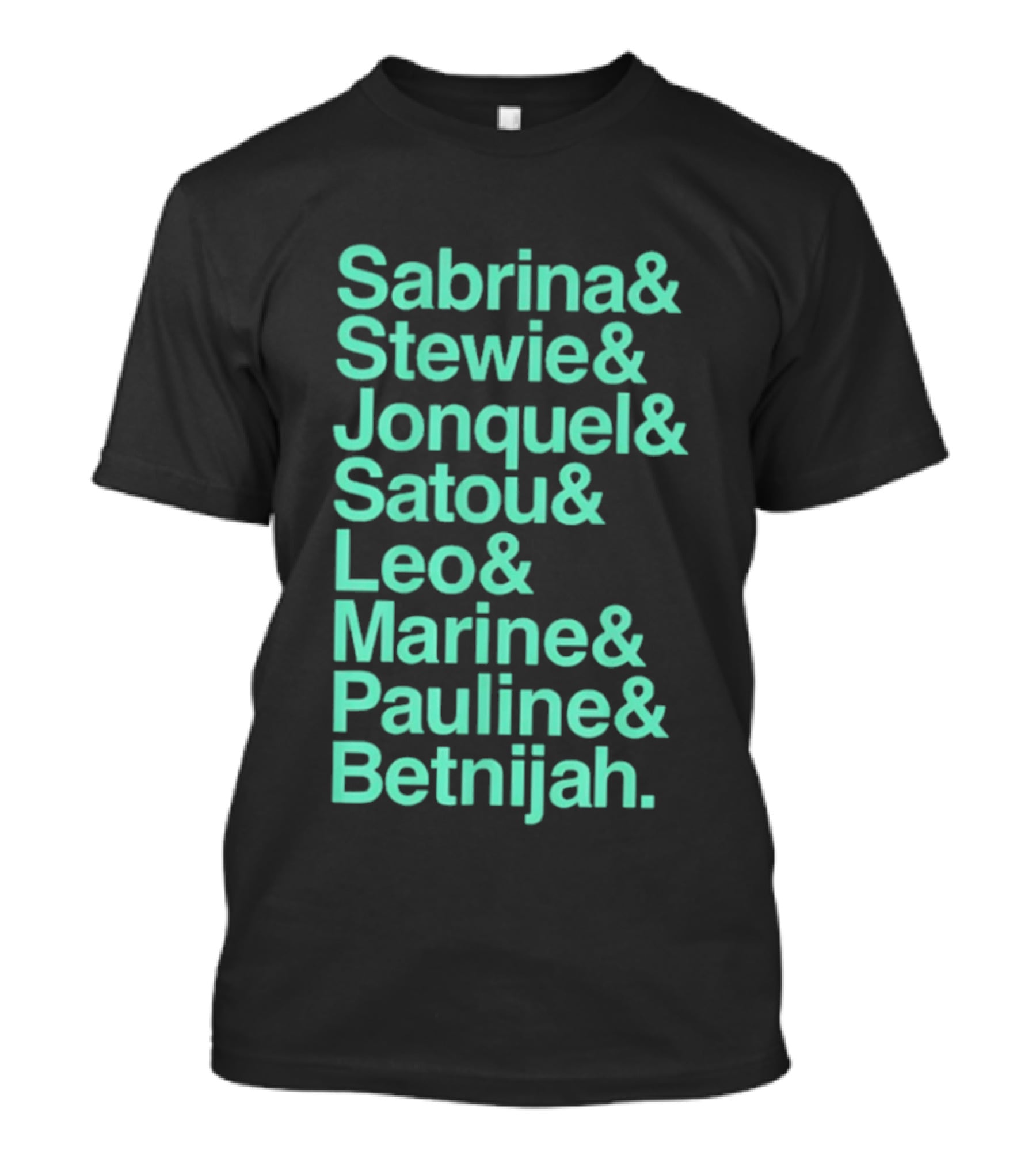 New York Women's Basketball Sabrina Stewie Jonquel Satou Leo Marine Pauline Betnijah Ampersand 2026 T-Shirt