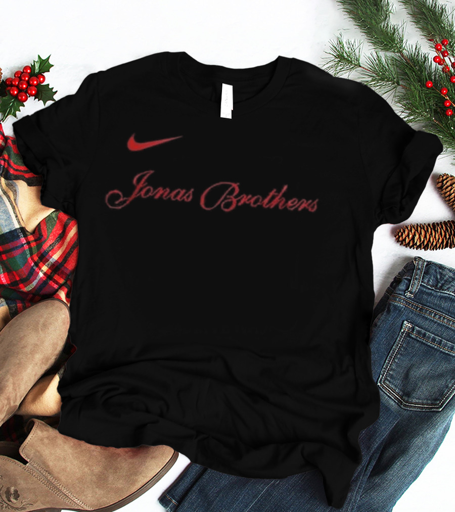 Jonas Brothers The Burning Up Tour All Over Again Nike Collaboration T-Shirt