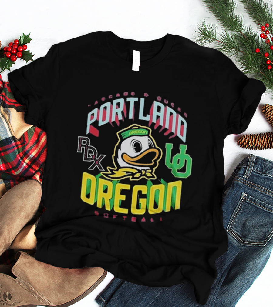 Portland PDX Cascade Ducks Oregon Softball 2026 T-Shirt