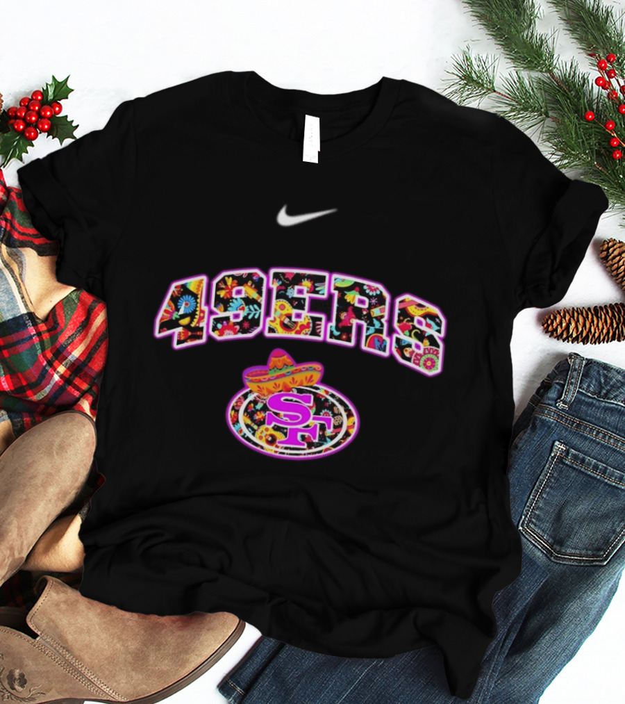 San Francisco 49ers Nike Fiesta Sombrero Hispanic Heritage T-Shirt