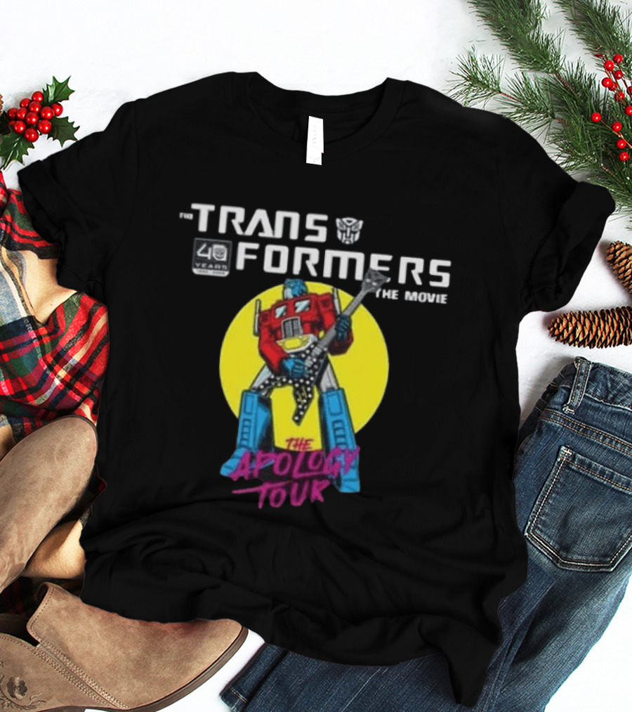 Transformers The Movie 40 Years The Apology Tour 2026 Celebration Of Life Concert House Of Blues July 23 San Diego California T-Shirt