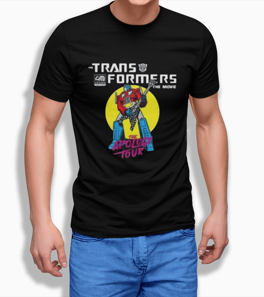Transformers The Movie 40 Years The Apology Tour 2026 Celebration Of Life Concert House Of Blues July 23 San Diego California T-Shirt