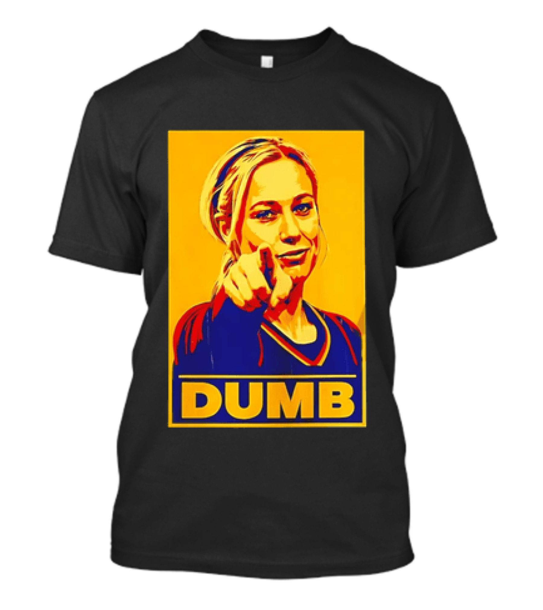 Sophia Cunningham Dumb Woman Pointing Her Finger T-Shirt