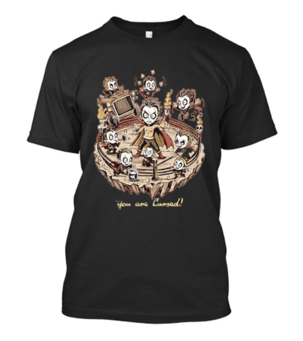 Vampire Ring Leader Performers You Are Cursed Ensemble With Miniature Creatures T-Shirt