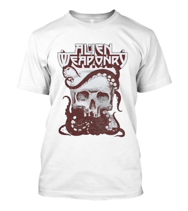 Alien Weaponry Skull Octopus Band Merchandise T-Shirt