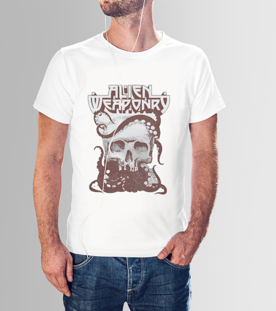 Alien Weaponry Skull Octopus Band Merchandise T-Shirt