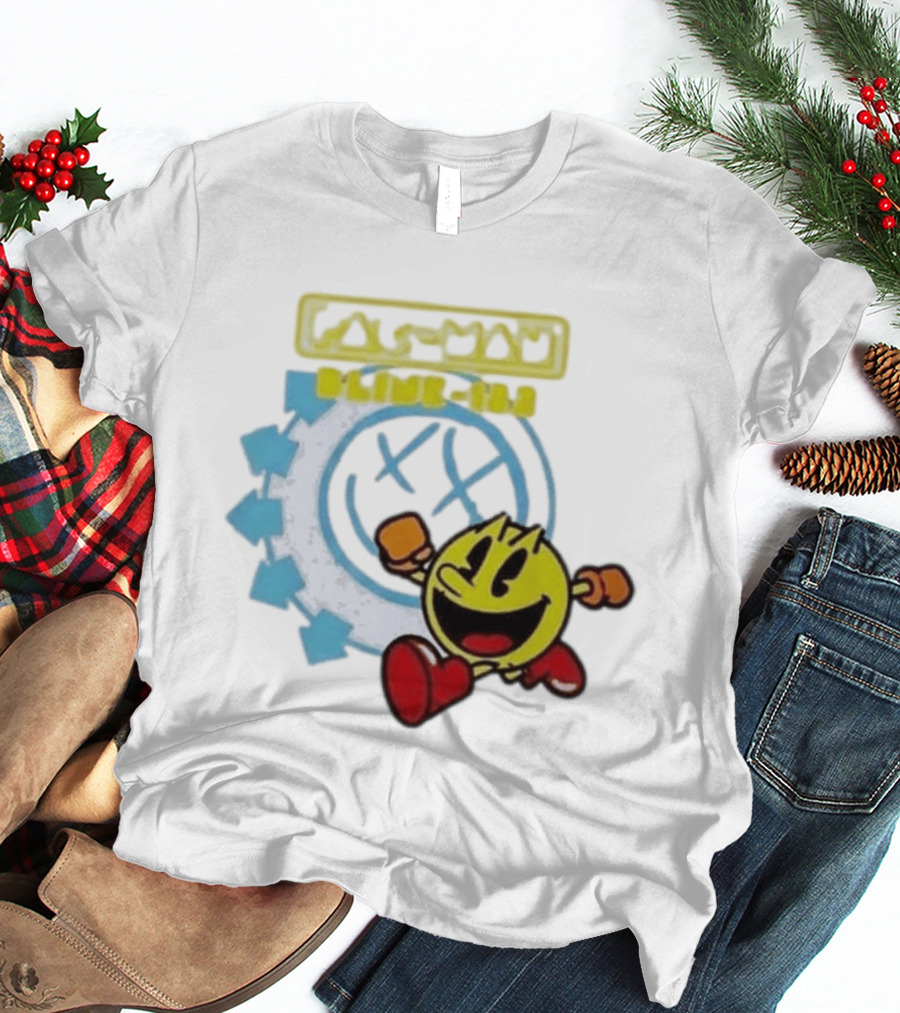 Pac Man Blink 182 Band Crossover Collaborative T-Shirt