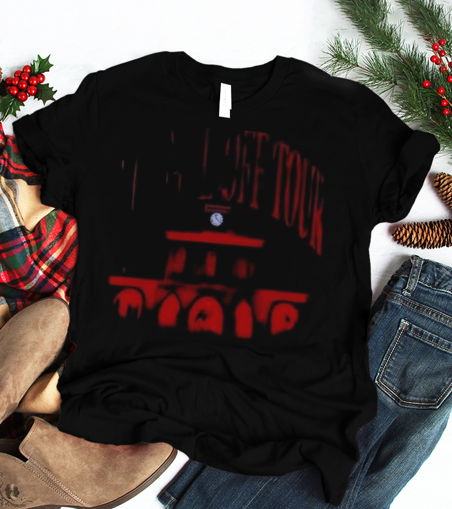 The Fall Off Tour Tower Men's Red Blood Drip T-Shirt