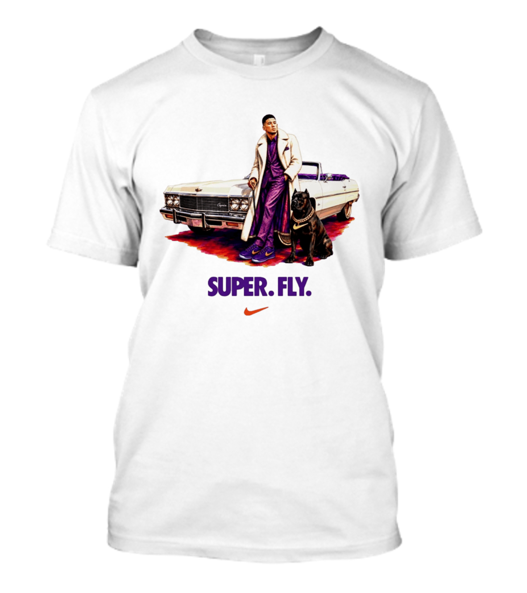 Devin Booker Super Fly Chevrolet Caprice Nike T-Shirt