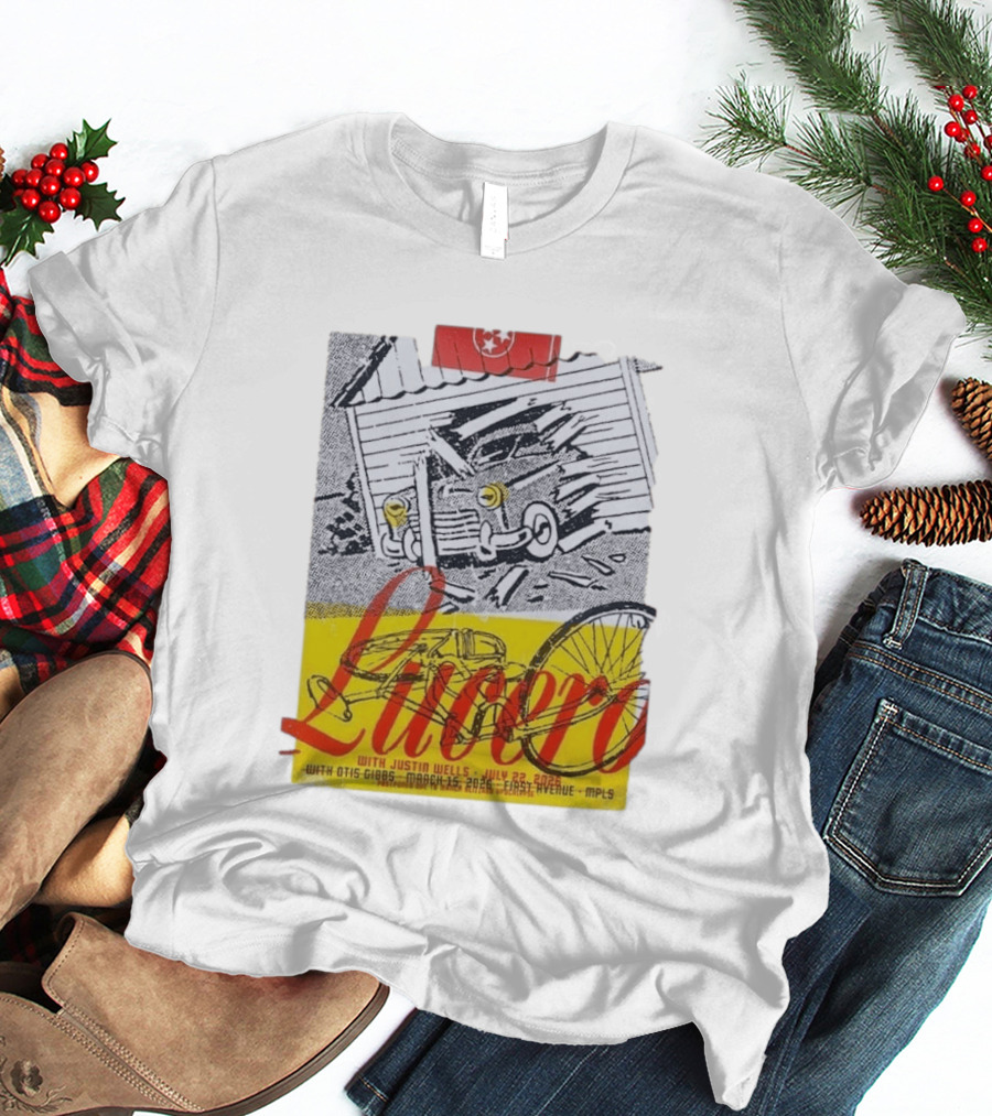 Lucero 20th Anniversary With Justin Wells July 2026 First Avenue MPLS T-Shirt