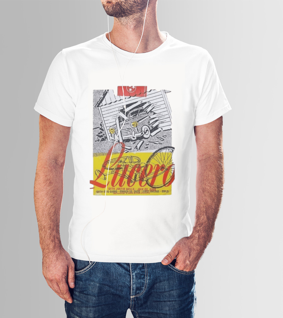 Lucero 20th Anniversary With Justin Wells July 2026 First Avenue MPLS T-Shirt