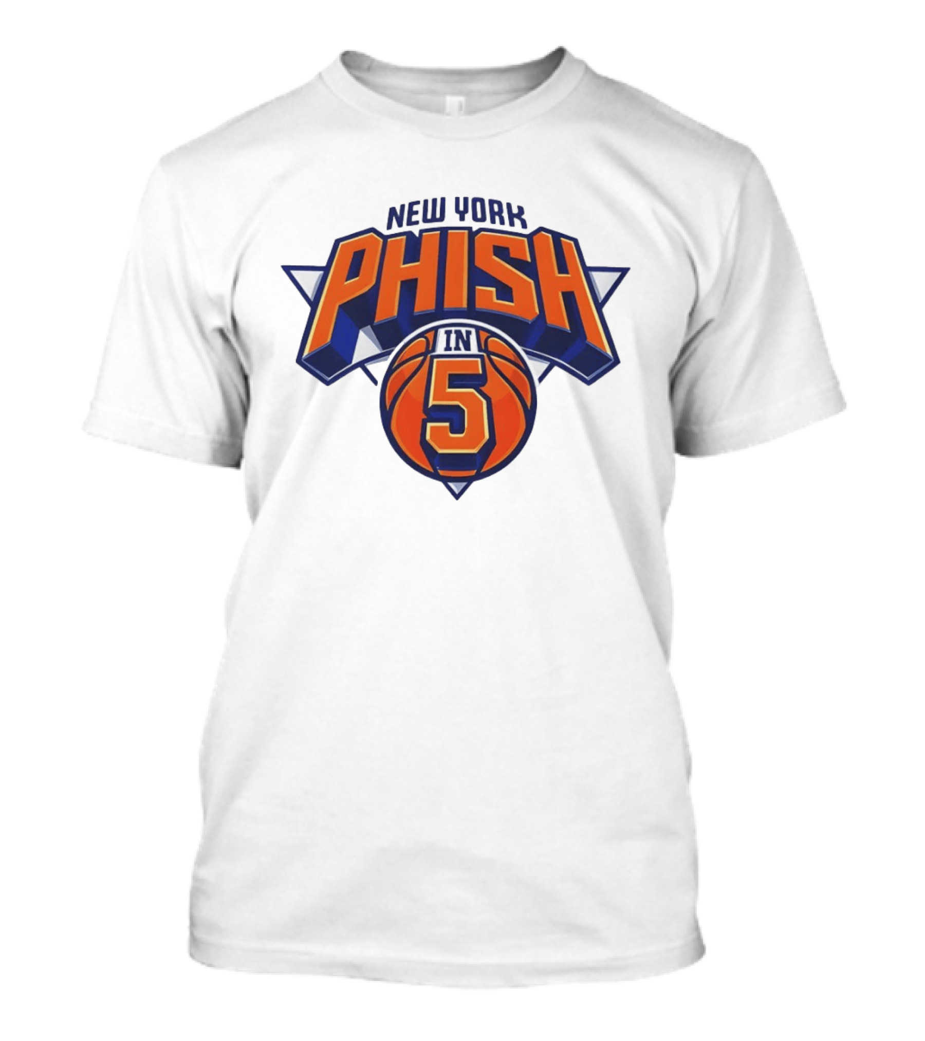 New York Phish Basketball Sports In 5 T-Shirt