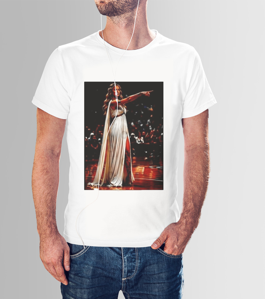 Sophia Cunningham WNBA Goddess Pointing Her Finger Basketball Victory Empowerment T-Shirt