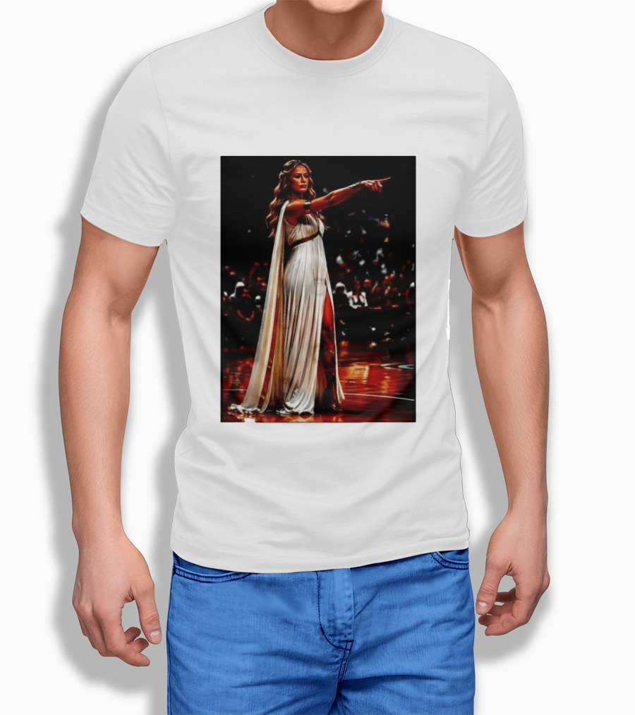 Sophia Cunningham WNBA Goddess Pointing Her Finger Basketball Victory Empowerment T-Shirt
