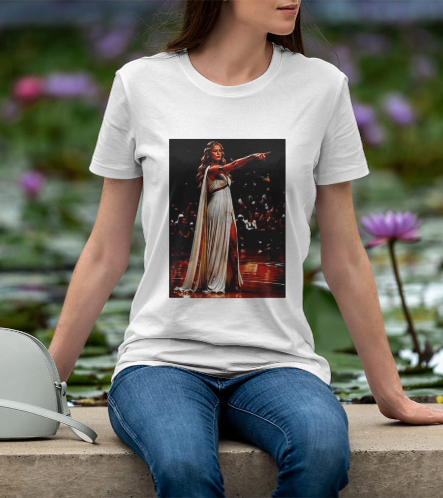 Sophia Cunningham WNBA Goddess Pointing Her Finger Basketball Victory Empowerment T-Shirt