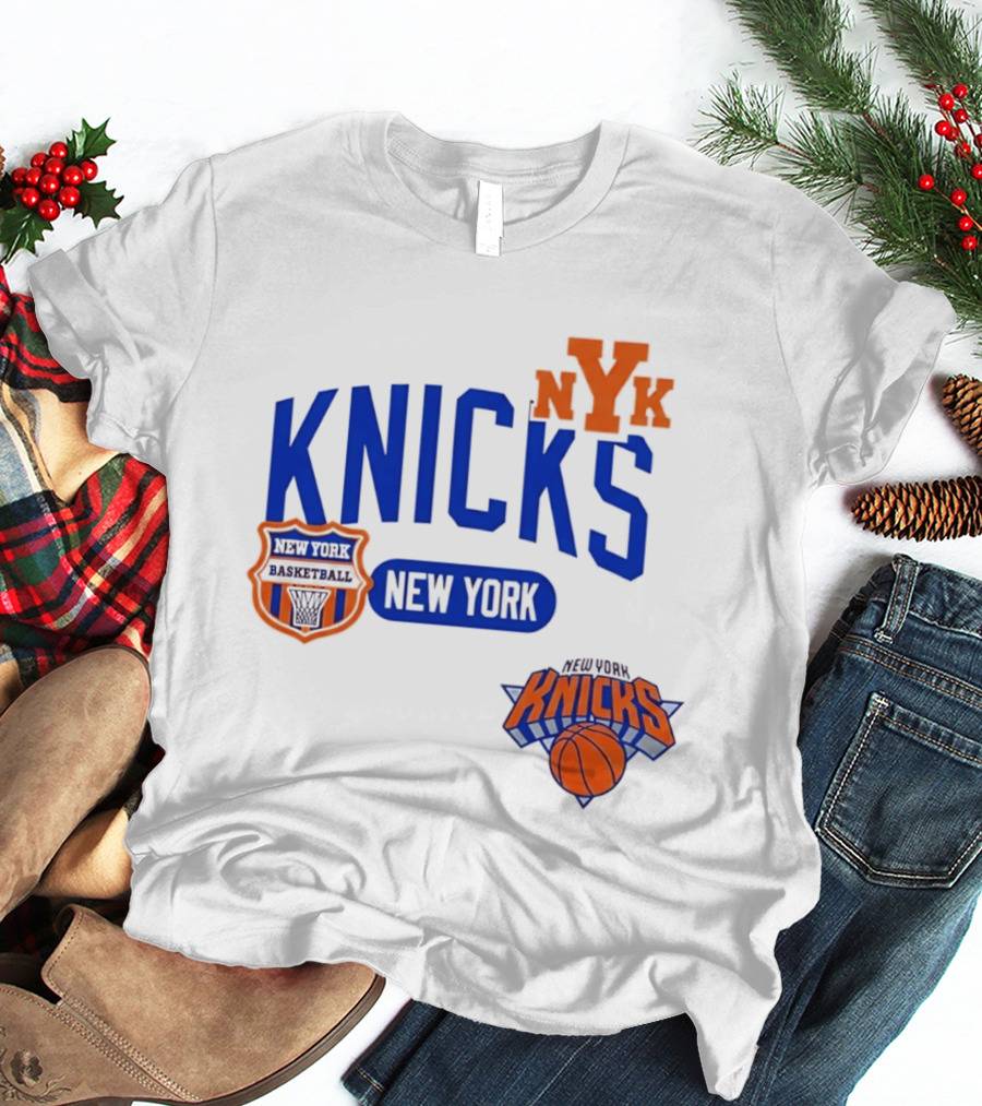 Stephon Marbury Pro Standard New York Knicks NBA Letterman NYK T-Shirt
