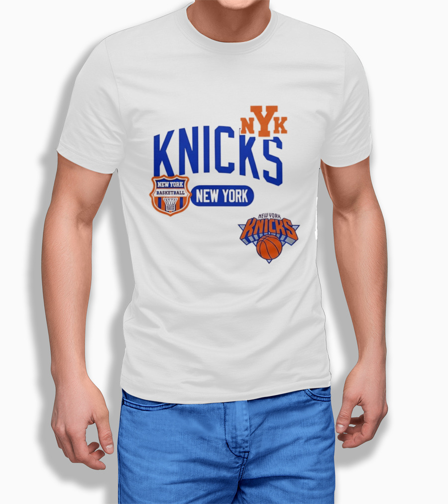 Stephon Marbury Pro Standard New York Knicks NBA Letterman NYK T-Shirt