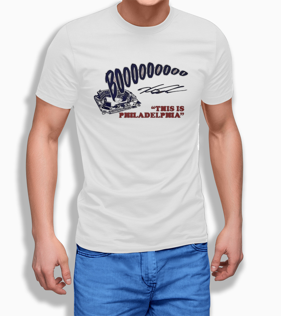 BOOOO This Is Philadelphia Kyle Schwarber Philadelphia Phillies Baseball T-Shirt