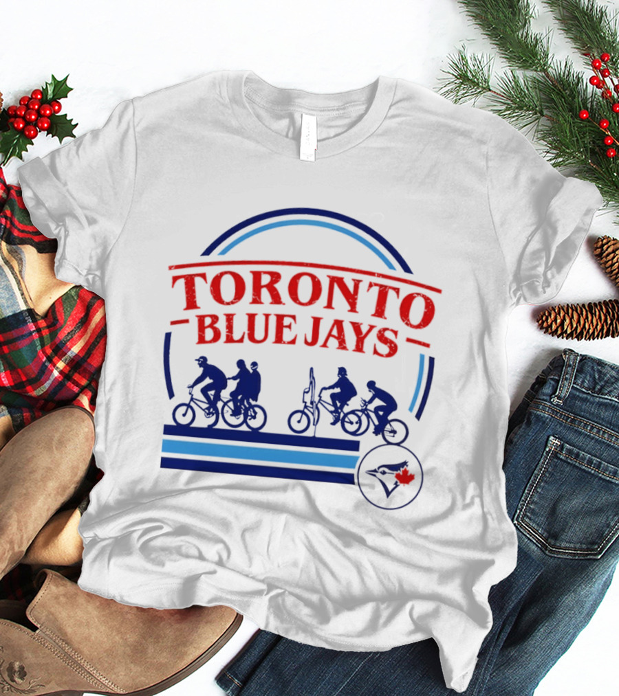 Toronto Blue Jays Stranger Things Bike Crew MLB 2026 T-Shirt