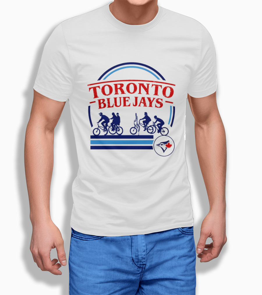 Toronto Blue Jays Stranger Things Bike Crew MLB 2026 T-Shirt