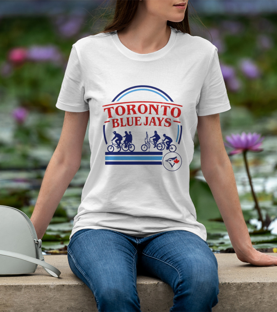 Toronto Blue Jays Stranger Things Bike Crew MLB 2026 T-Shirt