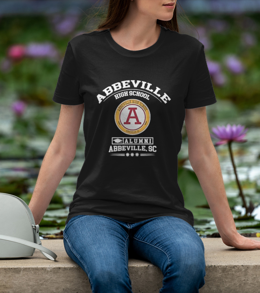 Abbeville High School Alumni A Emblem Abbeville SC Graduation T-Shirt