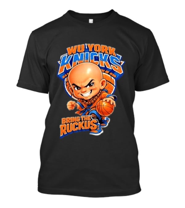 Wu York Knicks Bring The Ruckus Basketball Shaolin Monastic T-Shirt