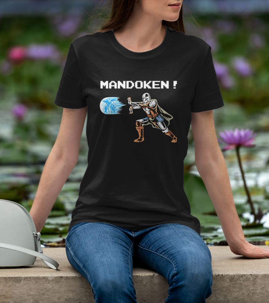 Mandoken The Mandalorian Grogu Force Move Fusion T-Shirt
