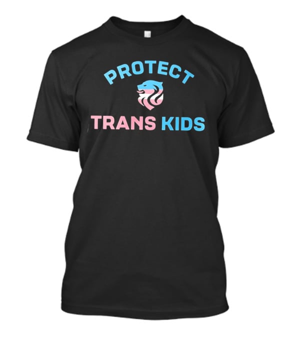 Protect Trans Kids Lion With Pink Blue Colors Megan Rapinoe T-Shirt