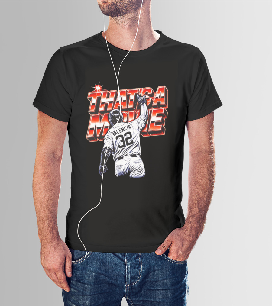 Eduardo Valencia 32 Detroit Tigers That's A Movie T-Shirt