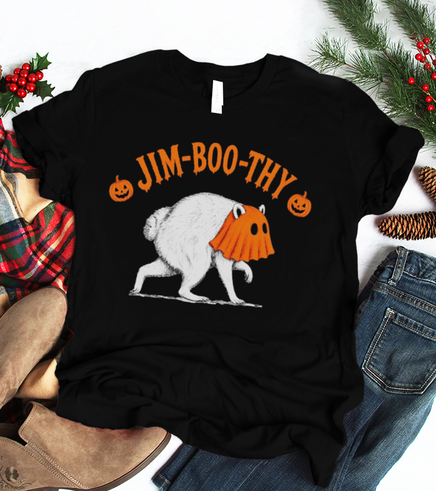 Jim Boo Thy Trash Panda Ghost Raccoon Halloween Meme T-Shirt