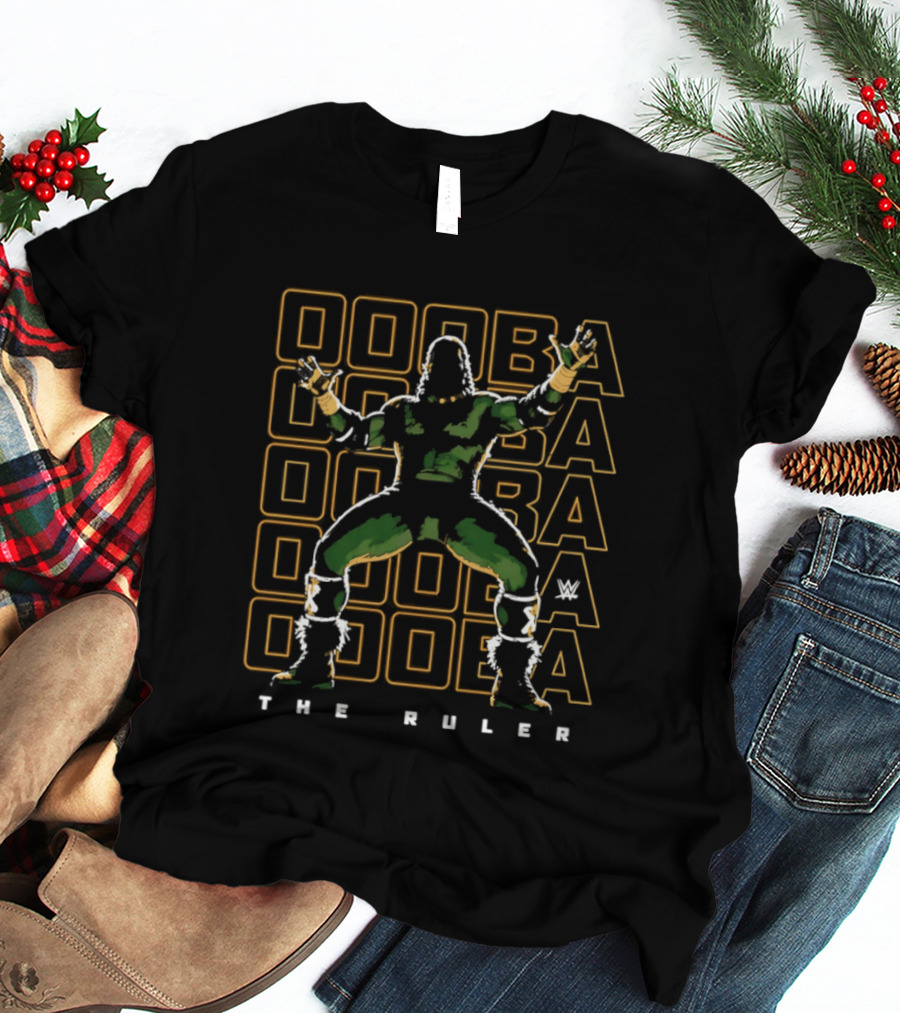 Ooba Chant Pose The Ruler WWE T-Shirt