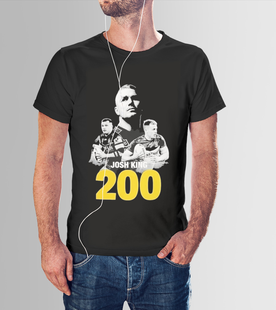 Josh King 200 Rugby Milestone T-Shirt