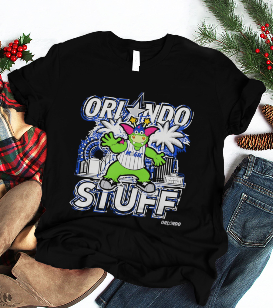 Orlando Magic Stuff Mascot NBA Basketball Fantasy Fun T-Shirt