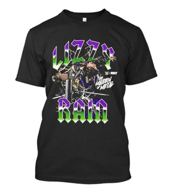 Lizzy Rain NXT The Maiden Of Metal WWE Floral Power T-Shirt