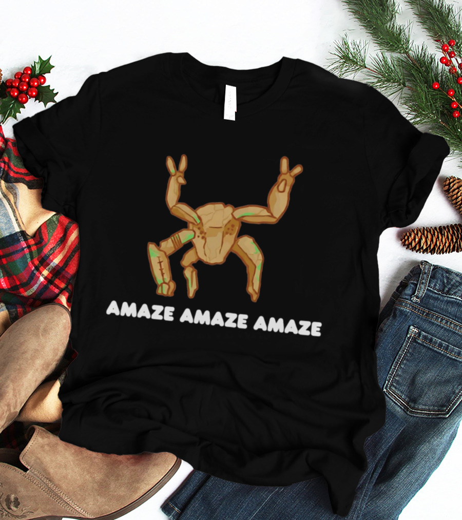 Amaze Amaze Amaze Rocky Alien Project Hail Mary Sci Fi Book T-Shirt