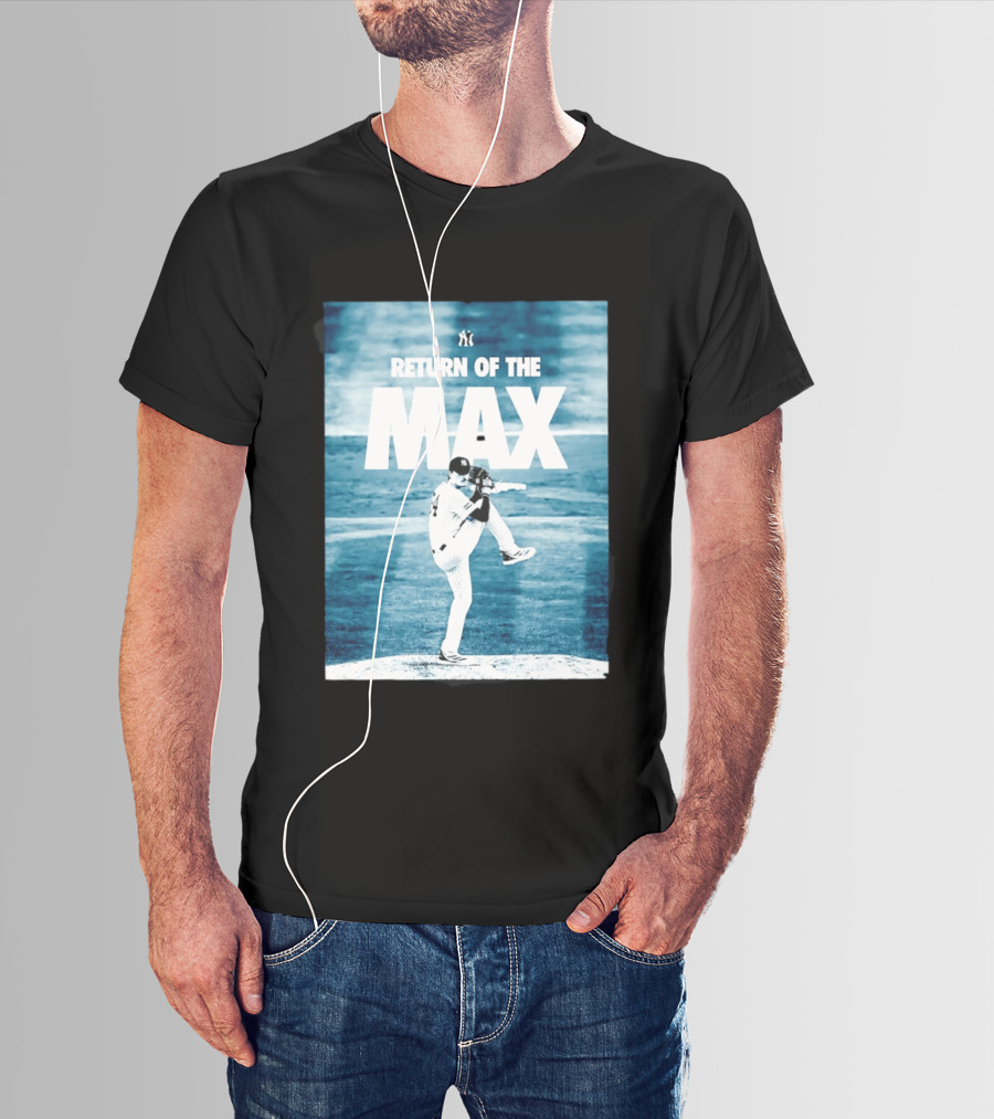 Return Of The Max Fried New York Yankees 54 MLB Pitching Action T-Shirt