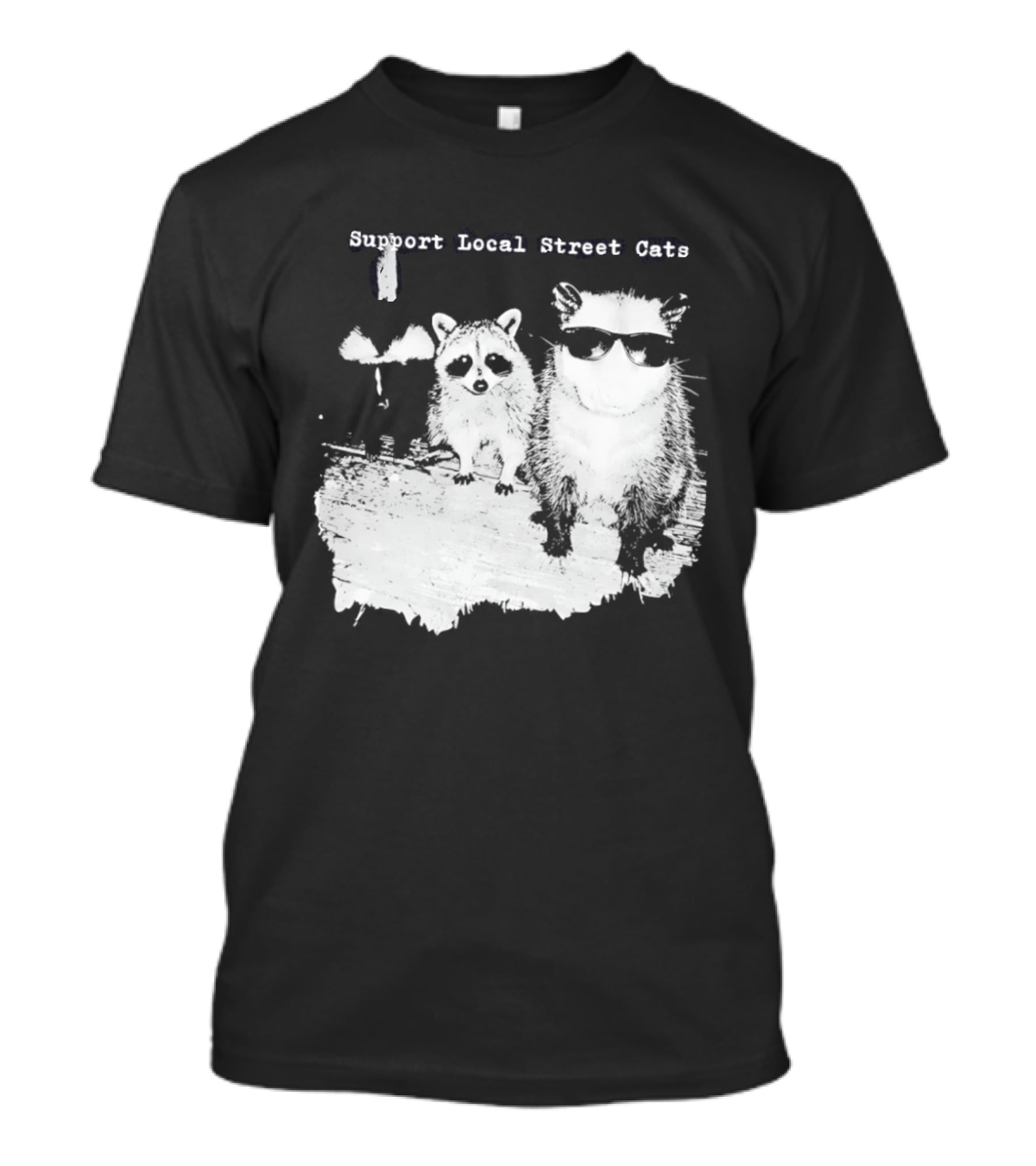 Support Local Street Cats Feline Advocacy T-Shirt