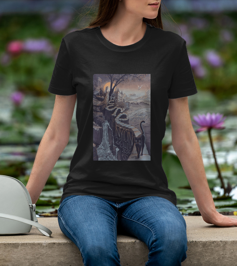 The Cure Paléo Festival Nyon 23 July 2026 Cat And Castle Scenic Pathway T-Shirt