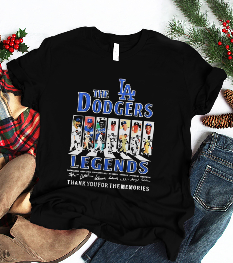 The Dodgers Legends Thank You For The Memories Icons LA T-Shirt