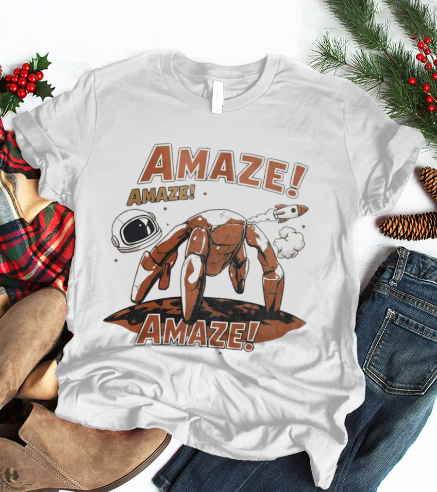 Amaze Rocket Sci Fi Alien Project Hail Mary Book Lover T-Shirt