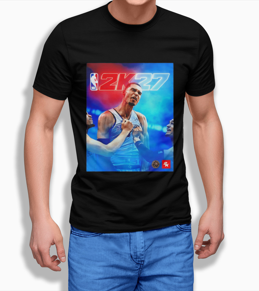NBA 2K27 Victor Wembanyama San Antonio Spurs T-Shirt